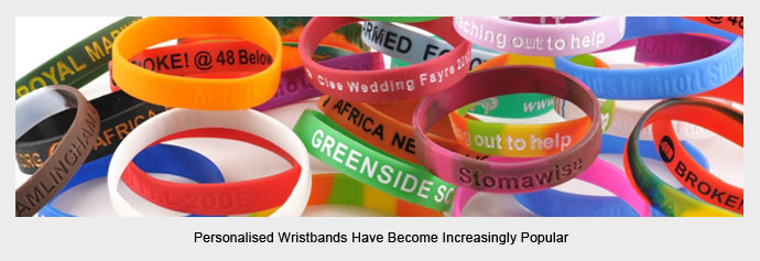 personalised wristbands